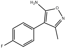4-(4-氟苯基)-3-甲基异噁唑-5-胺, 915919-94-7, 结构式