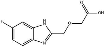 [(5-氟-1H-苯并咪唑-2-基)甲氧基]乙酸, 915920-11-5, 结构式