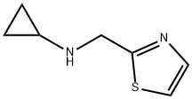 N-(1,3-噻唑-2-基甲基)环丙胺二盐酸盐 结构式