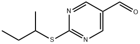2-(仲丁硫基)嘧啶-5-甲醛, 915920-24-0, 结构式