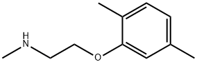 2-(2,5-ジメチルフェノキシ)-N-メチルエタンアミン 化学構造式