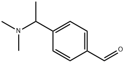 4-[1-(ジメチルアミノ)エチル]ベンズアルデヒド 化学構造式