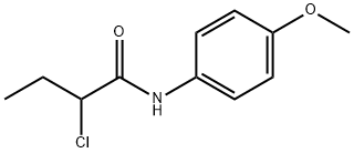 2-CHLORO-N-(4-METHOXYPHENYL)BUTANAMIDE Structure