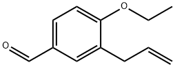 3-アリル-4-エトキシベンズアルデヒド 化学構造式