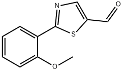 2-(2-METHOXY-PHENYL)-THIAZOLE-5-CARBALDEHYDE Struktur