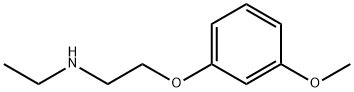 N-エチル-2-(3-メトキシフェノキシ)エタンアミン 化学構造式