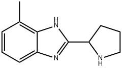 4-METHYL-2-PYRROLIDIN-2-YL-1H-BENZIMIDAZOLE Structure