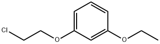 1-(2-クロロエトキシ)-3-エトキシベンゼン 化学構造式