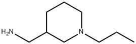 1-(1-プロピルピペリジン-3-イル)メタンアミン 化学構造式