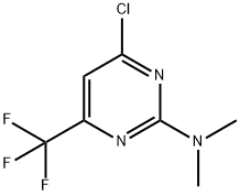 4-氯-N,N-二甲基-6-(三氟甲基)嘧啶-2-胺, 915924-97-9, 结构式