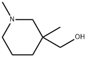 (1,3-ジメチルピペリジン-3-イル)メタノール 化学構造式