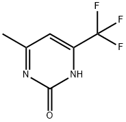 4-メチル-6-(トリフルオロメチル)-2-ピリミジノール 化学構造式