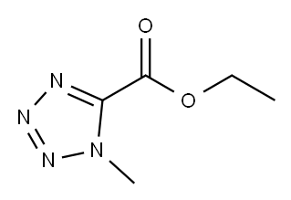 1H-Tetrazole-5-carboxylicacid,1-methyl-,ethylester(9CI) Structure