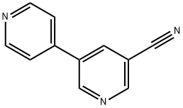5-(pyridin-4-yl)pyridine-3-carbonitrile Structure