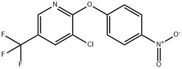 2-(4-NITROPHENOXY)-3-CHLORO-5-TRIFLUOROMETHYL PYRIDINE 化学構造式