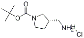 (S)-1-BOC-3-アミノメチルピロリジン塩酸塩 化学構造式