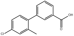 间(2-甲基-4-氯苯基)苯甲酸,916220-05-8,结构式