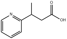 3-(吡啶-2-基)丁酸, 916262-56-1, 结构式