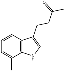 2-BUTANONE,4-(7-METHYL-1H-INDOL-3-YL)- 结构式
