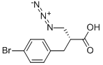 (R)-3-AZIDO-2-(4-BROMOBENZYL)PROPANOIC ACID Structure