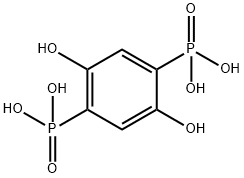 2,5-二羟基-1,4-苯二磷酸, 91633-16-8, 结构式