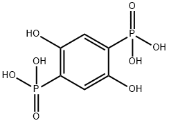 2,5-Dihydroxy-1,4-benzenediphosphonic acid Structure