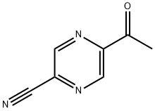 5-acetylpyrazine-2-carbonitrile, Structure