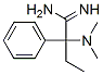 2-dimethylamino-2-phenyl-butanimidamide Structure