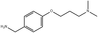 4-[3-(dimethylamino)propoxy]benzylamine 化学構造式