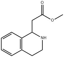 2-(1,2,3,4-四氢异喹啉-1-基)乙酸甲酯, 91640-73-2, 结构式