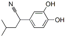 Valeronitrile, 2-(3,4-dihydroxyphenyl)-4-methyl- (7CI) Structure