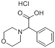 MORPHOLIN-4-YL-PHENYL-ACETIC ACID HYDROCHLORIDE Struktur
