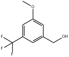 [3-Methoxy-5-(trifluoroMethyl)phenyl]Methanol Structure