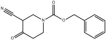 3-氰基-4-氧代哌啶-1-羧酸苄酯, 916423-53-5, 结构式