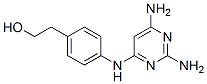 2-[4-[(2,6-diaminopyrimidin-4-yl)amino]phenyl]ethanol 化学構造式