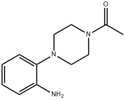 1-(4-(2-氨基苯基)哌嗪-1-基)乙酮 结构式