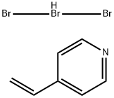 ポリ(4-ビニルピリジニウムトリブロミド) 化学構造式