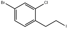 2-(4-Bromo-2-chlorophenyl)ethyl Iodide Structure