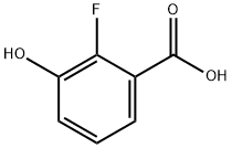 2-フルオロ-3-ヒドロキシ安息香酸 化学構造式