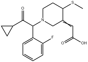 普拉格雷代谢物(R- 106583),916599-27-4,结构式