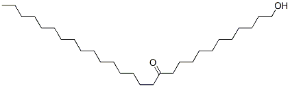 1-ヒドロキシオクタコサン-12-オン 化学構造式