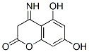 5,7-dihydroxy-4-imino-2-oxochroman Structure