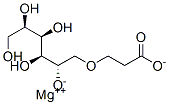 d-Glucitol, carboxyethyl ether, magnesium salts Struktur