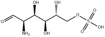 GLUCOSAMINE SULFATE 化学構造式