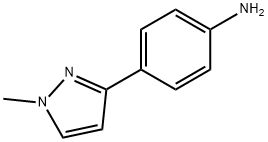 4-(1-甲基-1H-吡唑-3-基)苯胺, 916766-82-0, 结构式