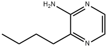 3-丁基吡嗪-2-胺, 91678-85-2, 结构式