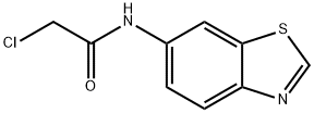 N-Benzothiazol-6-yl-2-chloro-acetaMide, 98+% C9H7ClN2OS, MW: 226.68|N-6-苯并噻唑基-2-氯乙酰胺
