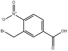 3-BROMOMETHYL-4-NITRO-BENZOIC ACID Structure