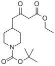 TERT-BUTYL 4-(3-(ETHOXYCARBONYL)-2-OXOPROPYL)PIPERIDINE-1-CARBOXYLATE Structure