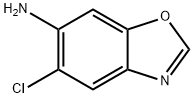 5-クロロ-6-ベンズオキサゾールアミン 化学構造式